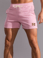 Men's Active Shorts with Pockets - Casual Drawstring Shorts