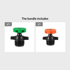 Adjustable 360 Degree Garden Sprinklers - Pack of 5