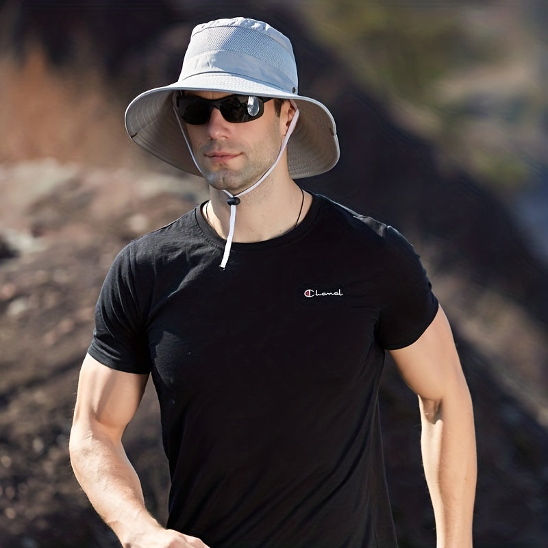 Summer Mesh Breathable Fisherman Hat Outdoor Sports Cap Sun Hat