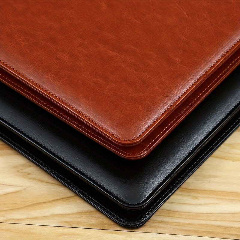 A4 Business Folder Faux Leather Storage Folder