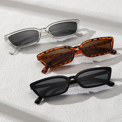 3 Pairs Cat Eye Sunglasses Rectangle UV400 Sun Shades for Summer