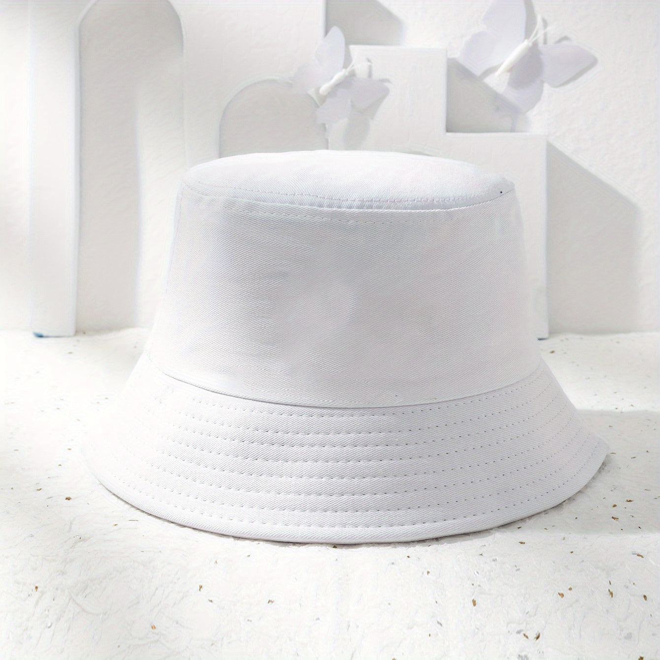 Candy Casual Bucket Hat Unisex Sun Hat Outdoor Sunshade Lightweight