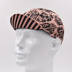 Cycling Cap Under Helmet Skull Cap Halloween Party Sun Hat Brim Cap