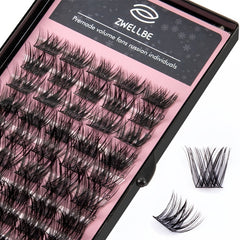72 Clusters D Curling False Eyelashes Large Volume Extension