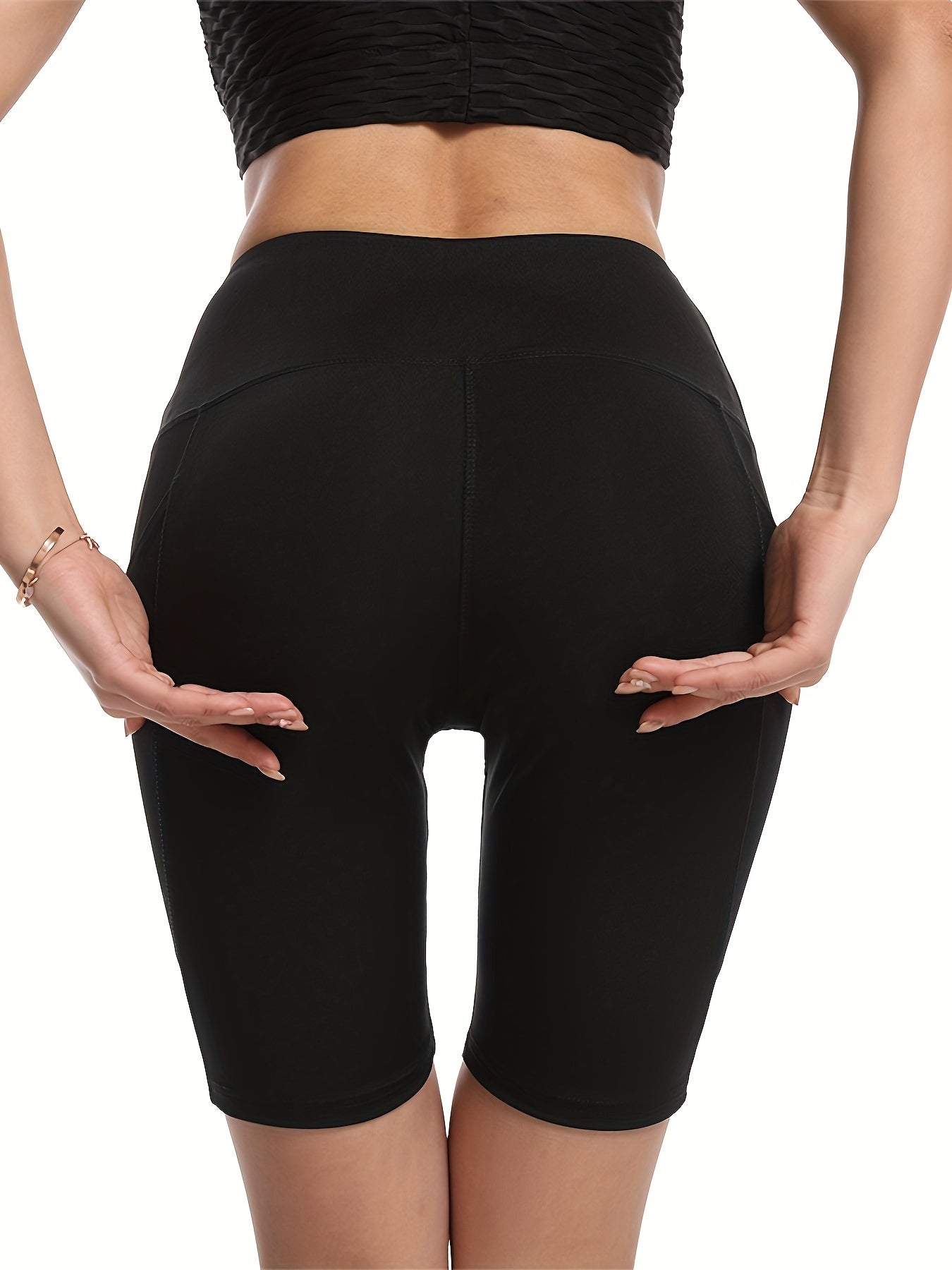 High Waist High Stretch Legging Shorts for Summer Workout - Butt Lifting