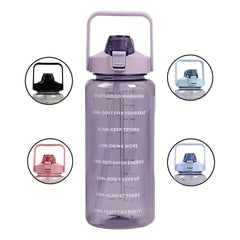 70oz Portable Transparent Fitness Water Bottle Leak Proof