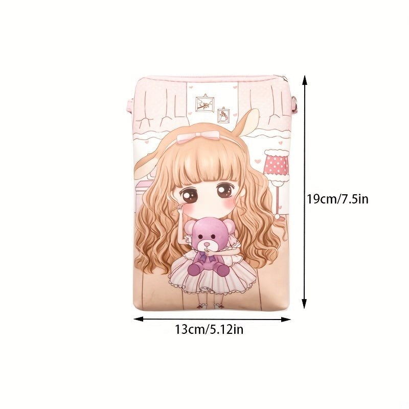 Princess Cartoon Coin Purse Wallet Key Card Storage Bag