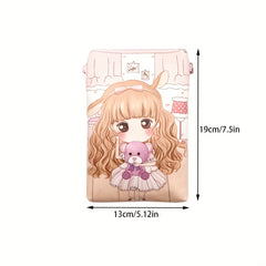 Princess Cartoon Coin Purse Wallet Key Card Storage Bag