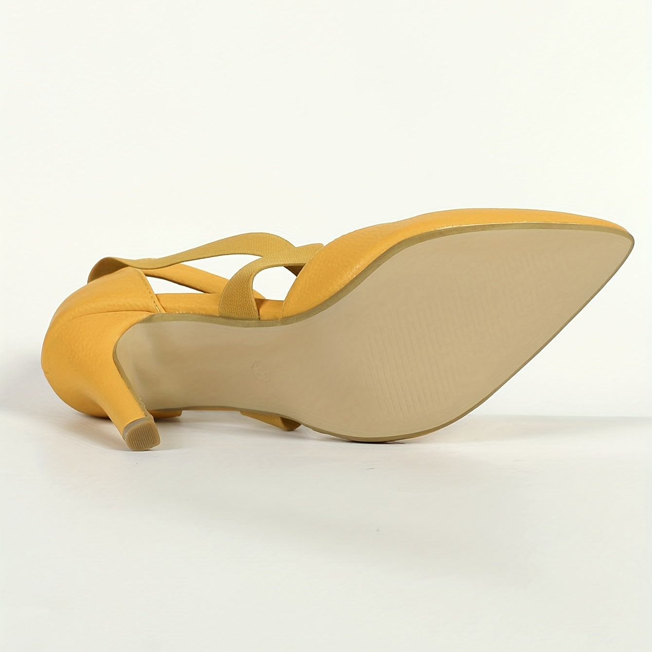 Solid Stiletto Heels Ankle Strap Pumps