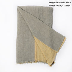 Men's Boho Style Tassel Bandana Scarf With Stripes
