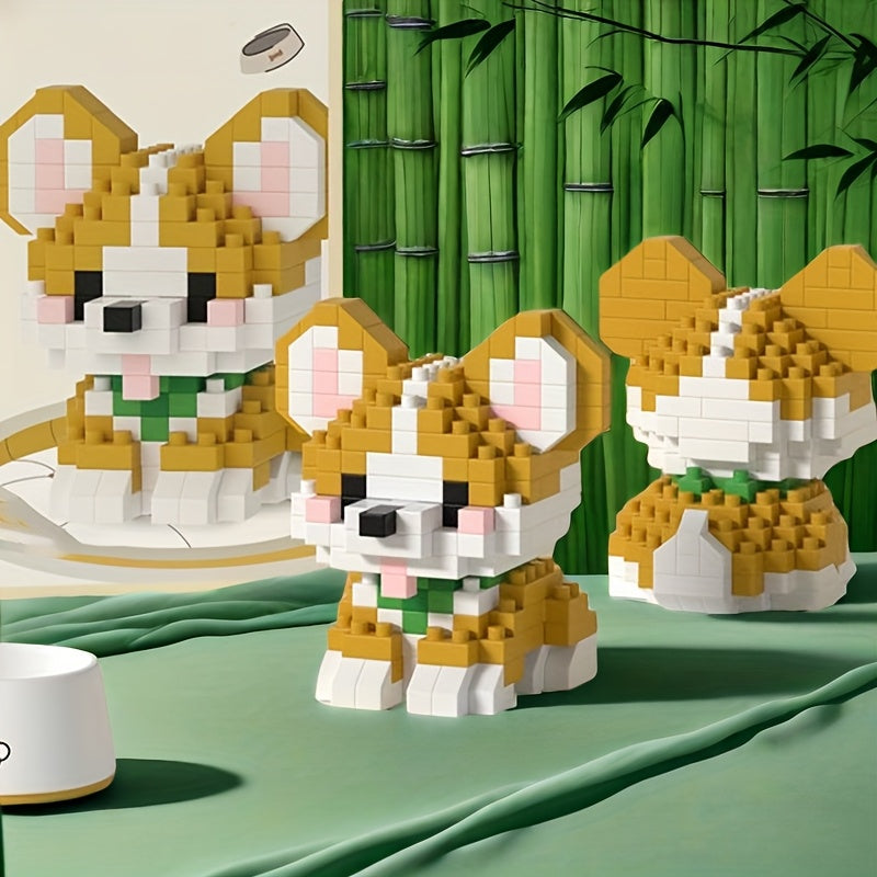 4040 Cat & Dog Building Blocks Set, AB Materials, Furniture Decoration
