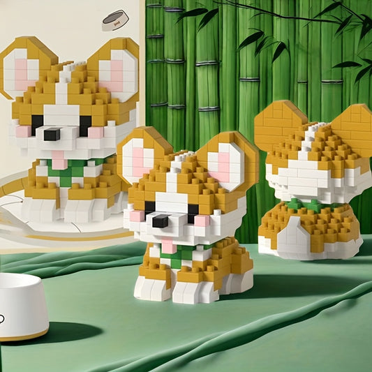 4040 Cat & Dog Building Blocks Set, AB Materials, Furniture Decoration