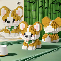 4040 Cat & Dog Building Blocks Set, AB Materials, Furniture Decoration