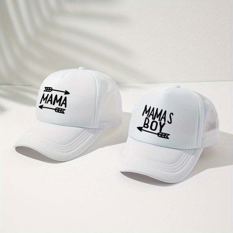 Parent Child Set Mama Mesh Baseball Cap Sunshade Peaked Cap for Toddler