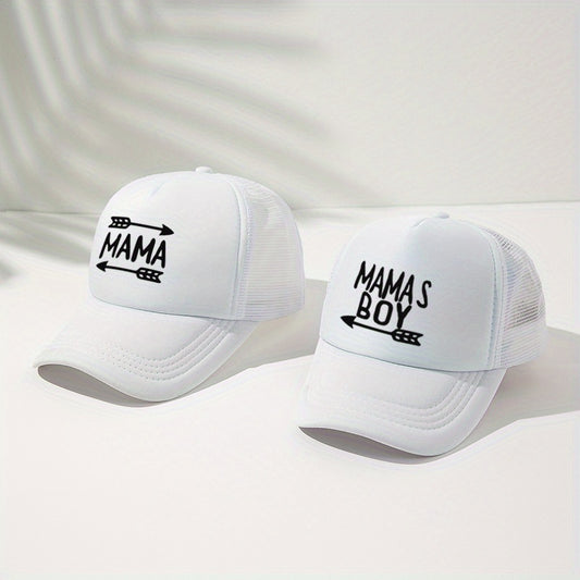 Parent Child Set Mama Mesh Baseball Cap Sunshade Peaked Cap for Toddler
