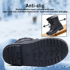 Warm Fleece Cozy Snow Boots for Boys