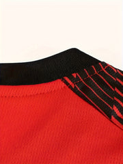 2Pcs Boys Soccer Jersey & Shorts Set, Quick Dry Football Clothes