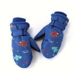 Kids Waterproof & Windproof Winter Skiing Mittens