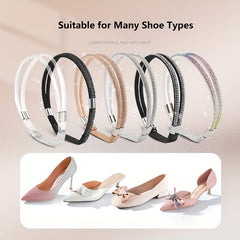 Elastic Rhinestone Shoe Anklet Straps For High Heels