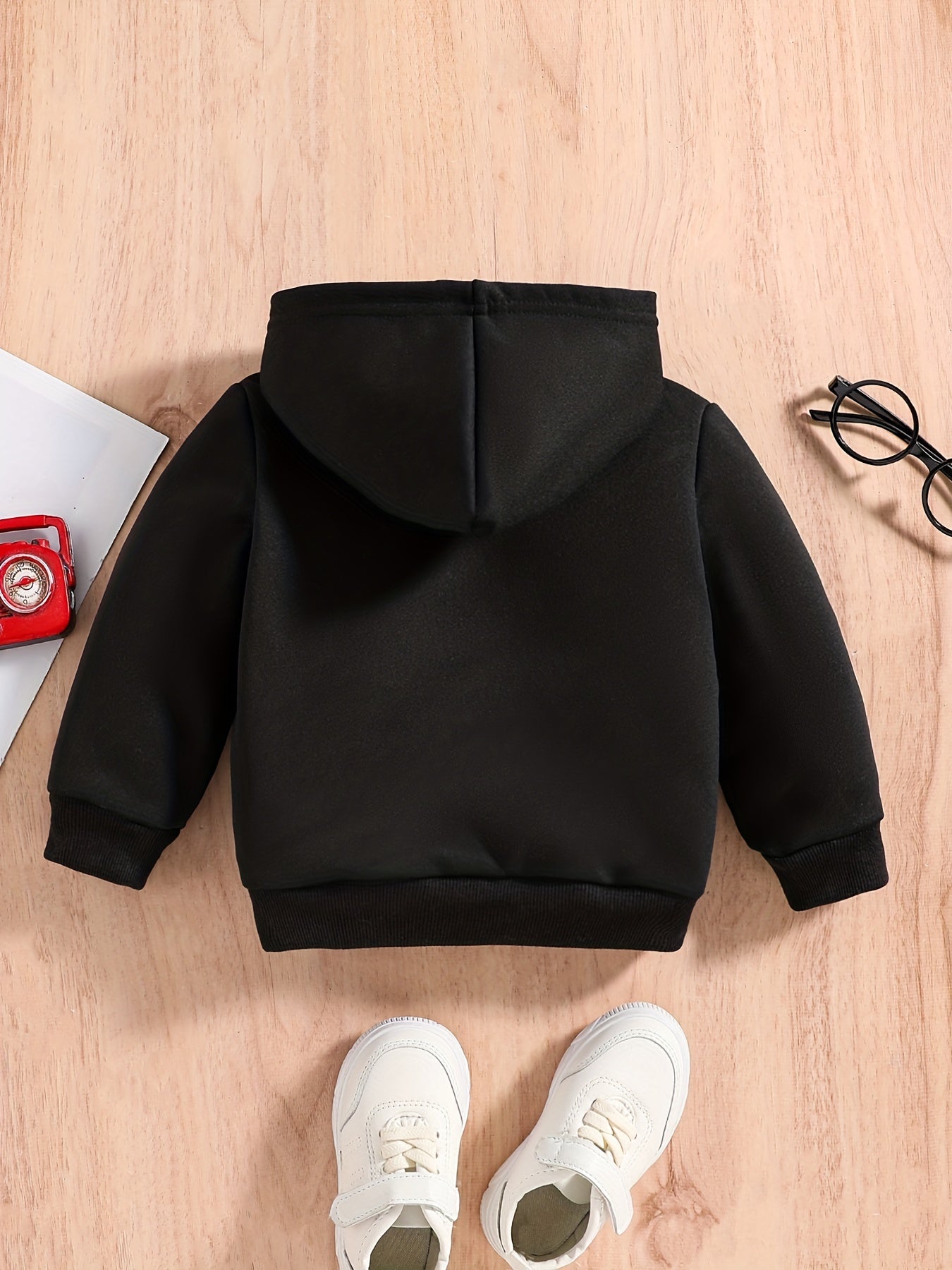 Bear Hoodie Print Baby Boys Casual Pullover Hooded Sweatshirt