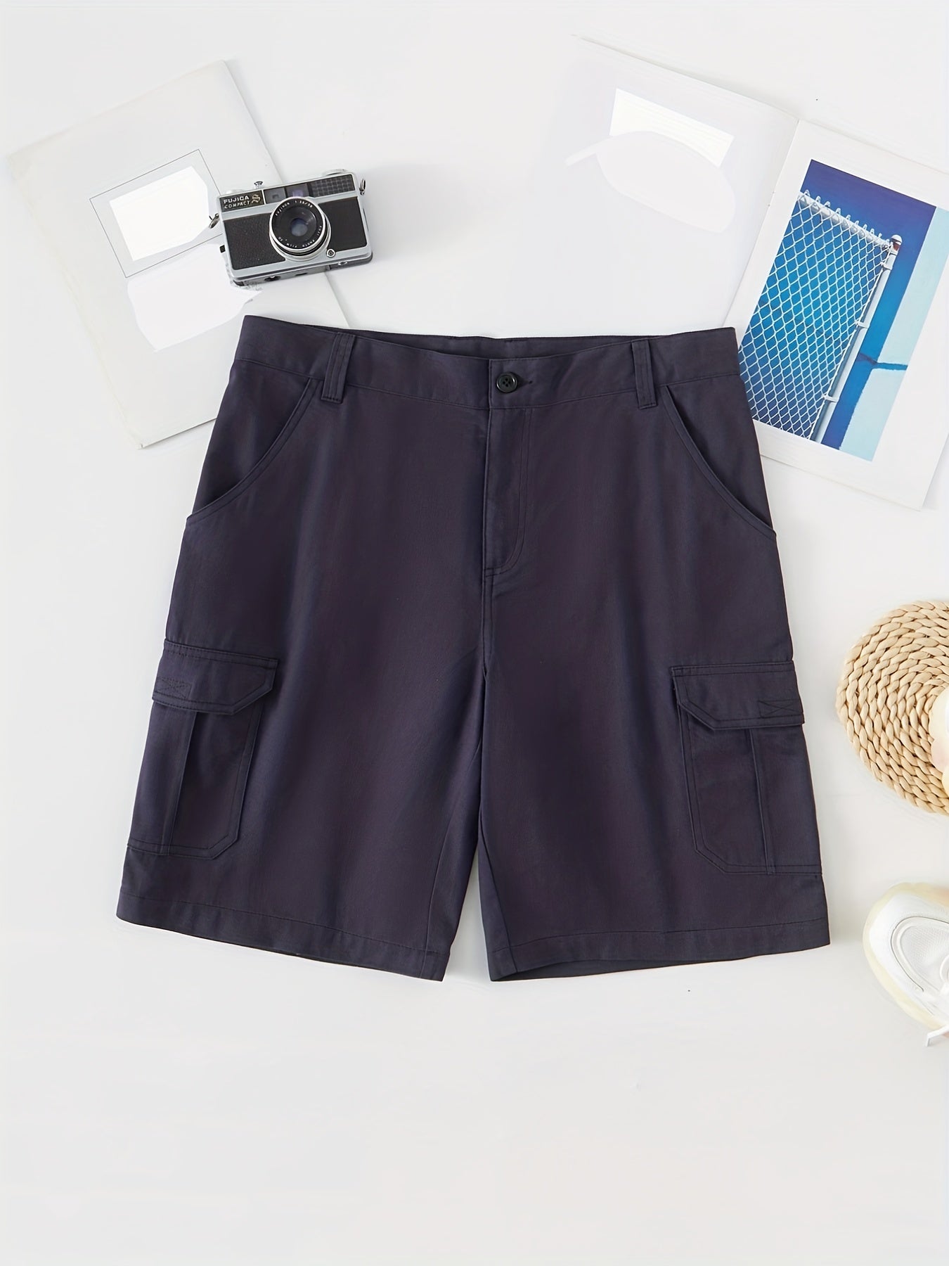 Men's Cargo Shorts with Pockets for Summer Wear