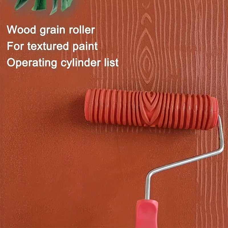 1pc Paint Roller Stamp Wall Decorative Cylinder Tools
