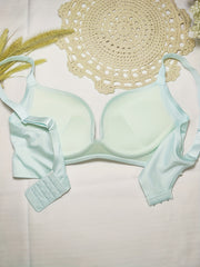 Solid T Shirt Bra Push Up Bra Women's Lingerie
