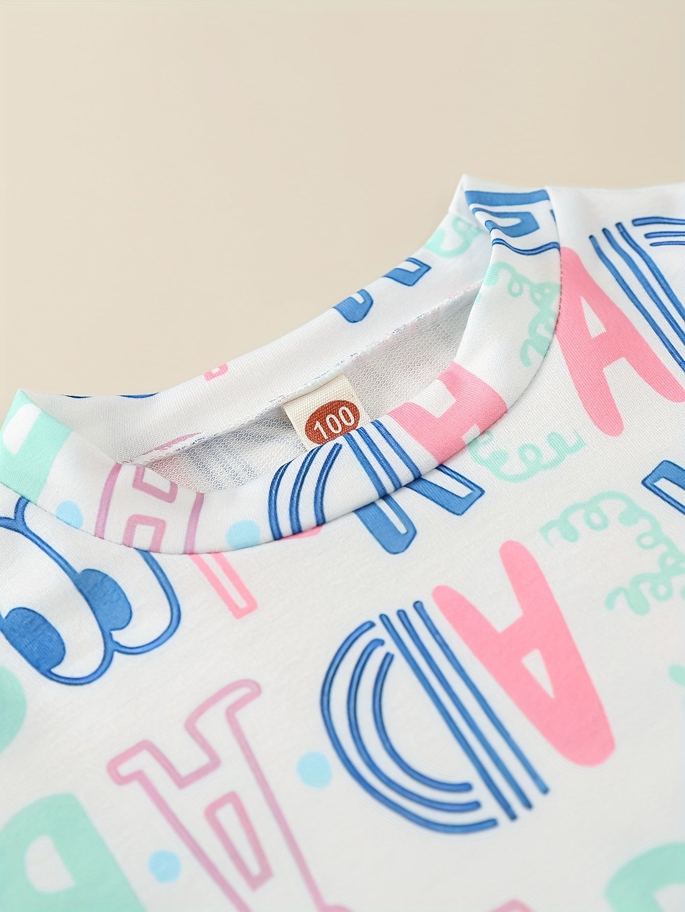 Girls' Back to School Cartoon Sweatshirt Top