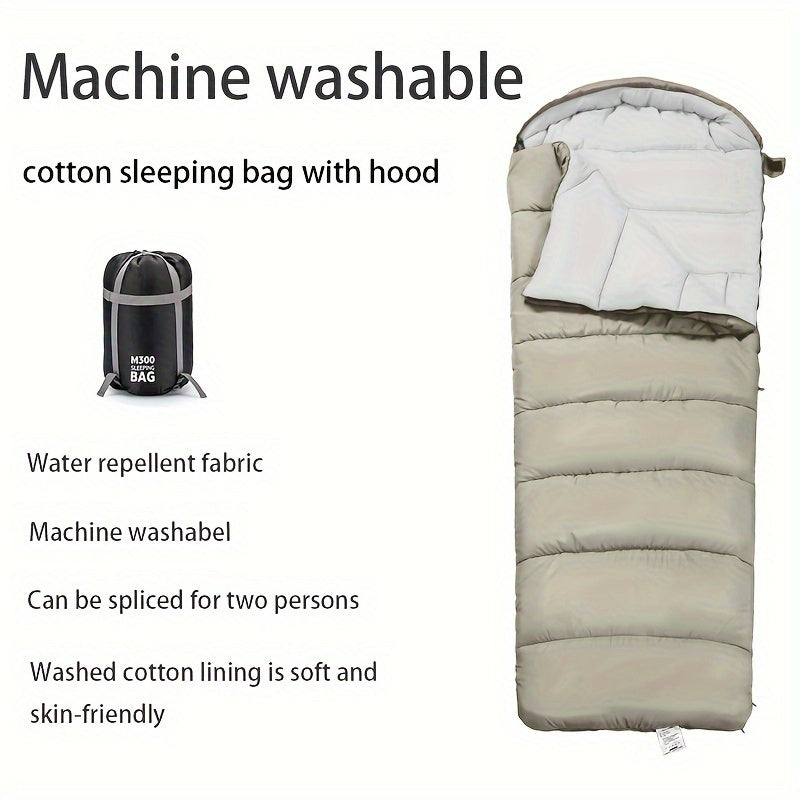 Portable Envelope Sleeping Bag for Camping