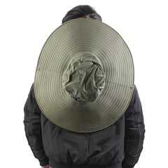 Oversized Brim Bucket Hat Outdoor Sun Protection Summer Hiking Sand
