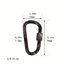 Camouflage Locking Buckle for Backpack and Water Bottle Hanging