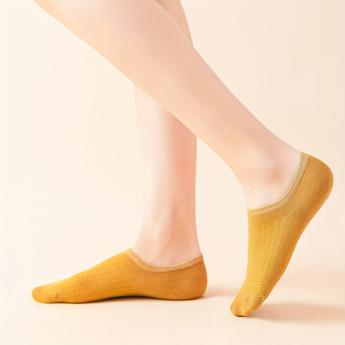 10 Pairs Women's Solid Ankle Socks Lightweight & Breathable Low Cut Stockings