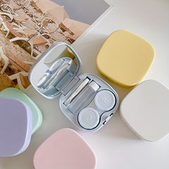 Lens Case Lightweight Compact Lens Box With Mirror