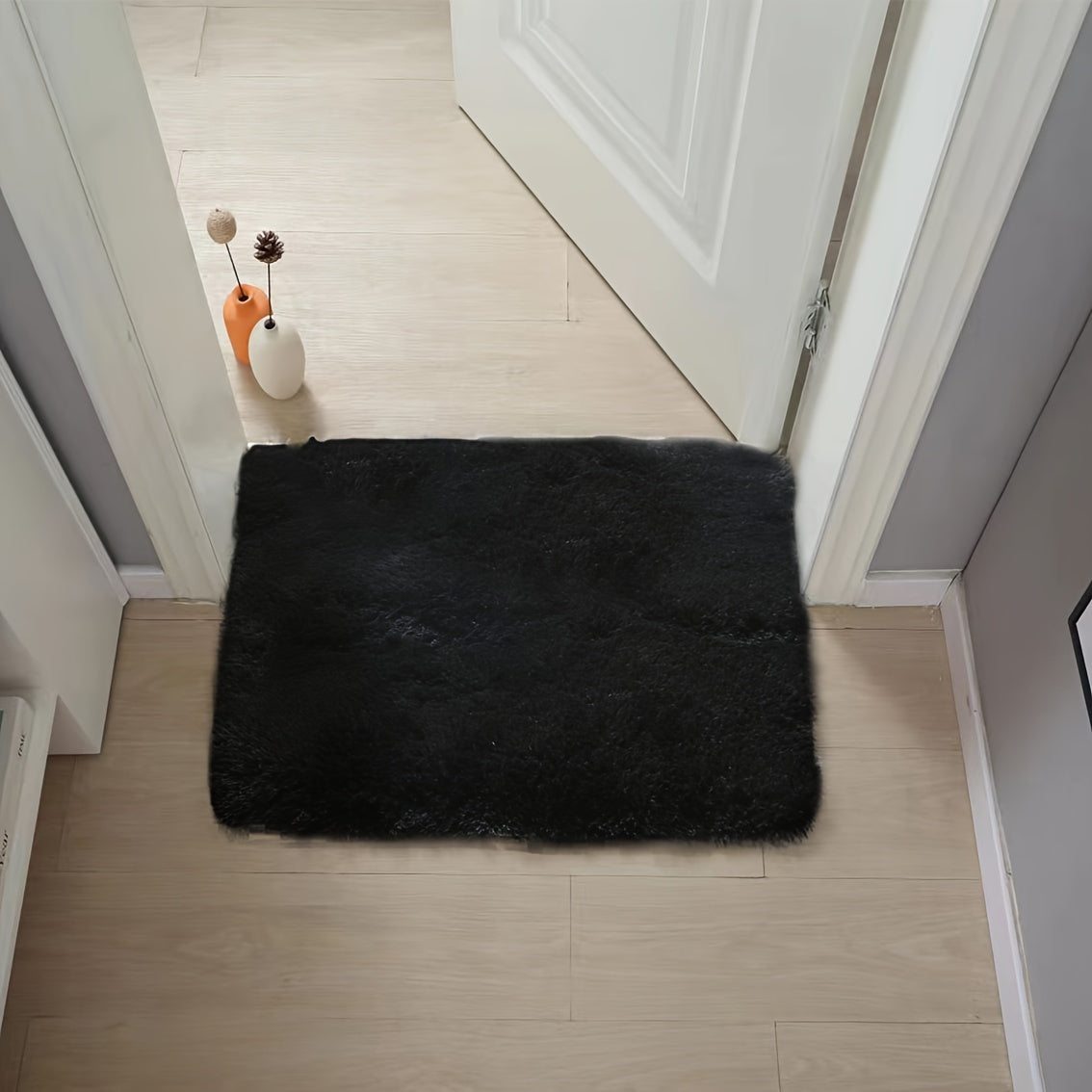 Modern Soft Doormat Comfortable Carpet Hand Washable Rug Home Decor