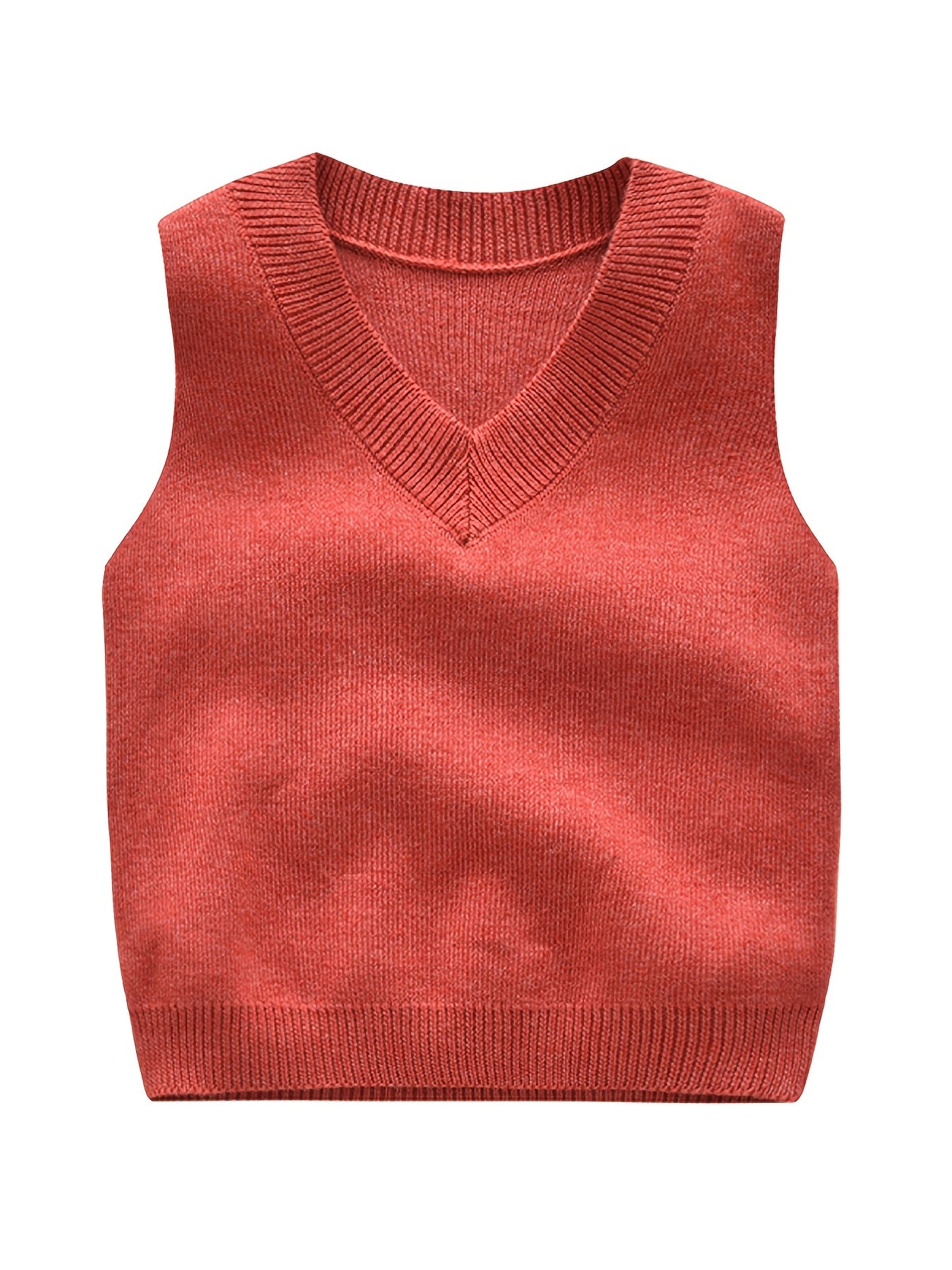 Boys Knit V neck Sweater Vest for Autumn