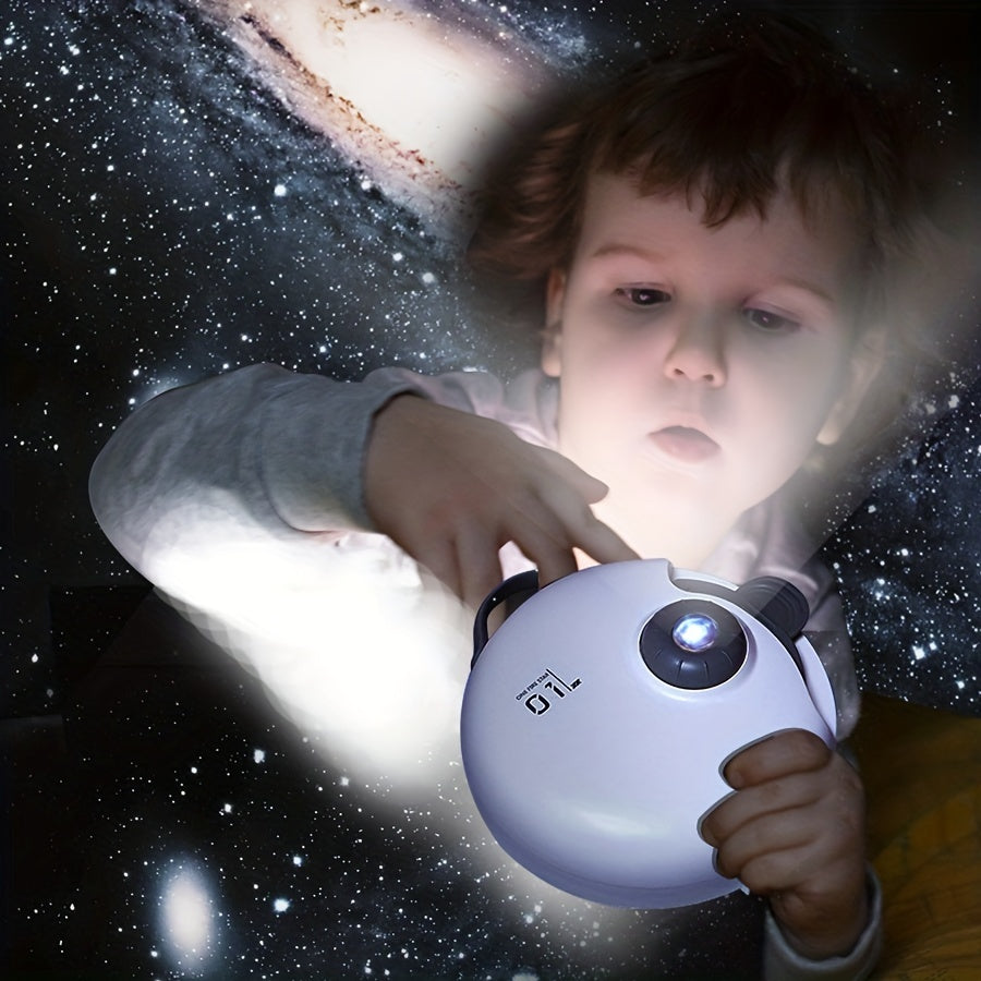 1 LED Star Projector Night Light Galaxy Starry Sky Lamp USB Rechargeable