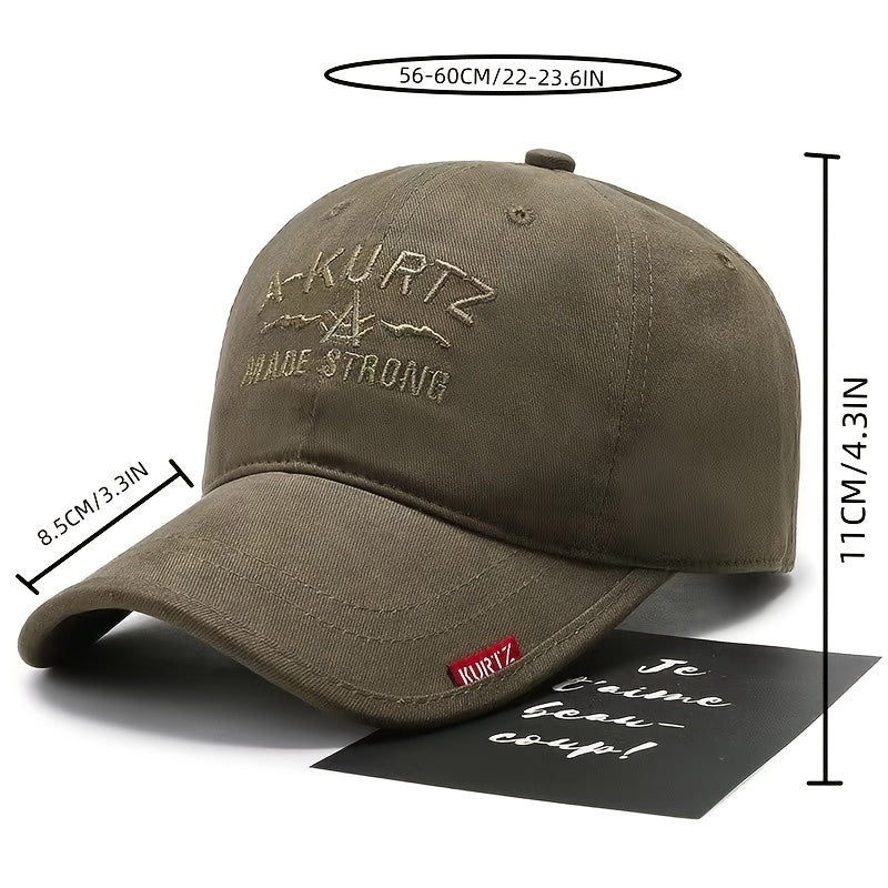 Casual Embroidered Baseball Cap Peaked Cap