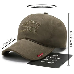 Casual Embroidered Baseball Cap Peaked Cap