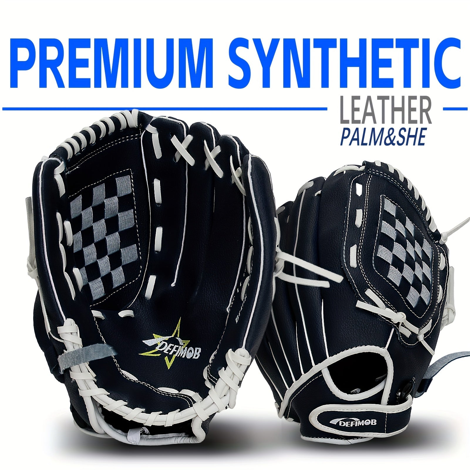 Beginner Baseball Glove with Balls Softball Gloves Training Equipment