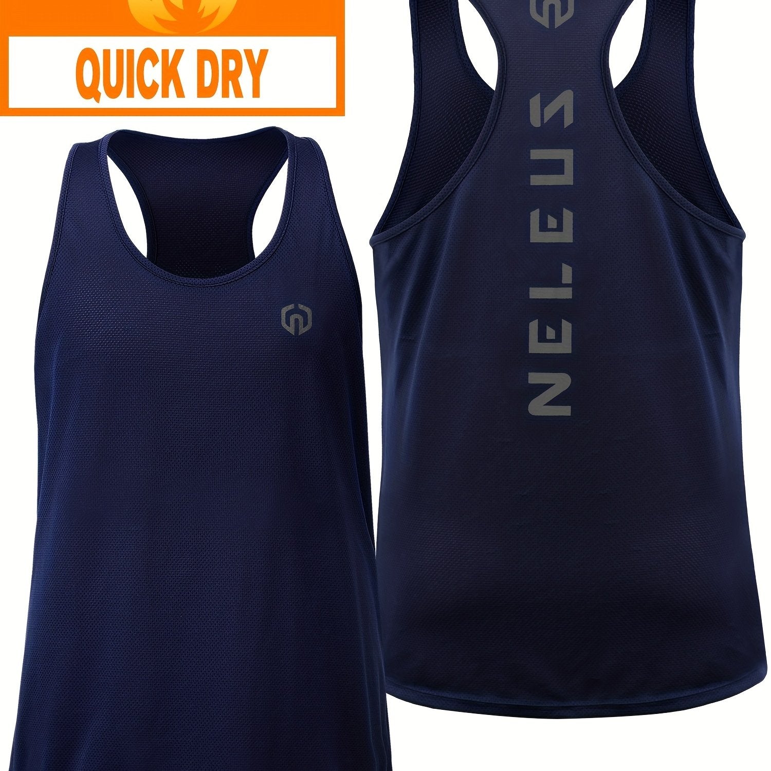 Men's Quick Dry Loose Tank Top for Running Cycling Training