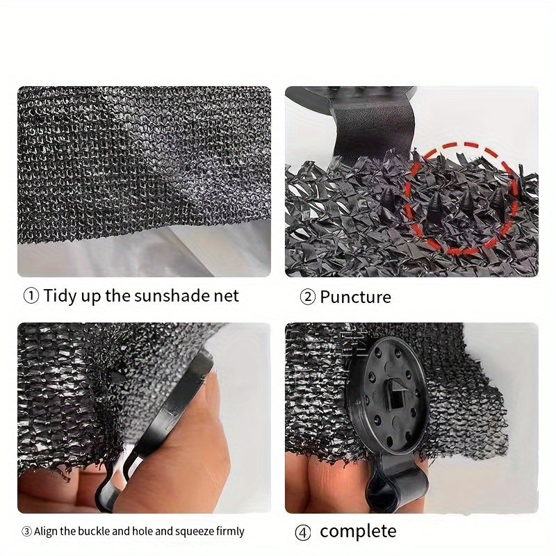Sunshade Net Clips Greenhouse Shade Cloth Clips Plastic Fence Shading Net Clips
