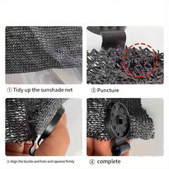 Sunshade Net Clips Greenhouse Shade Cloth Clips Plastic Fence Shading Net Clips