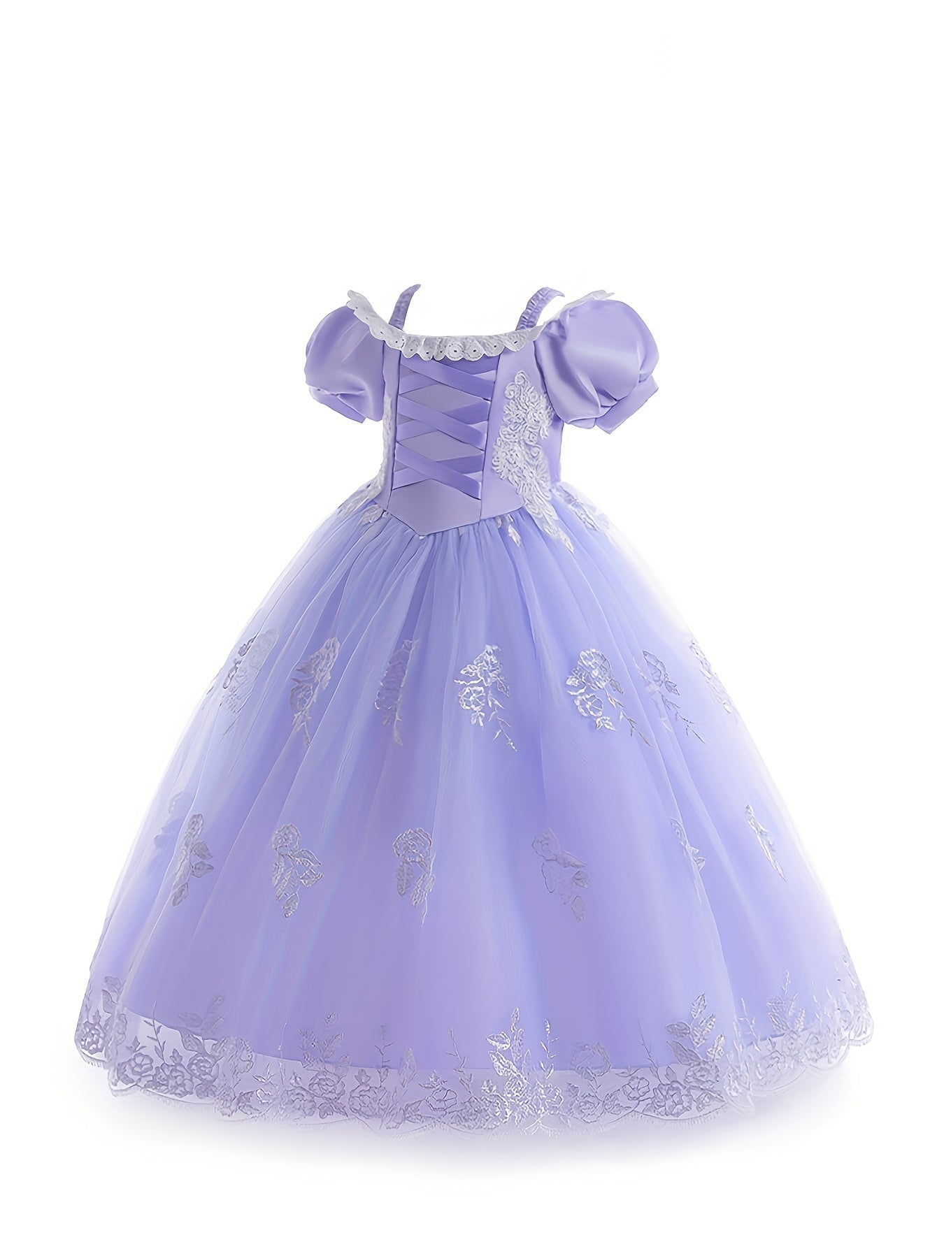 Girls Princess Dress Up Costume Halloween Party Dress