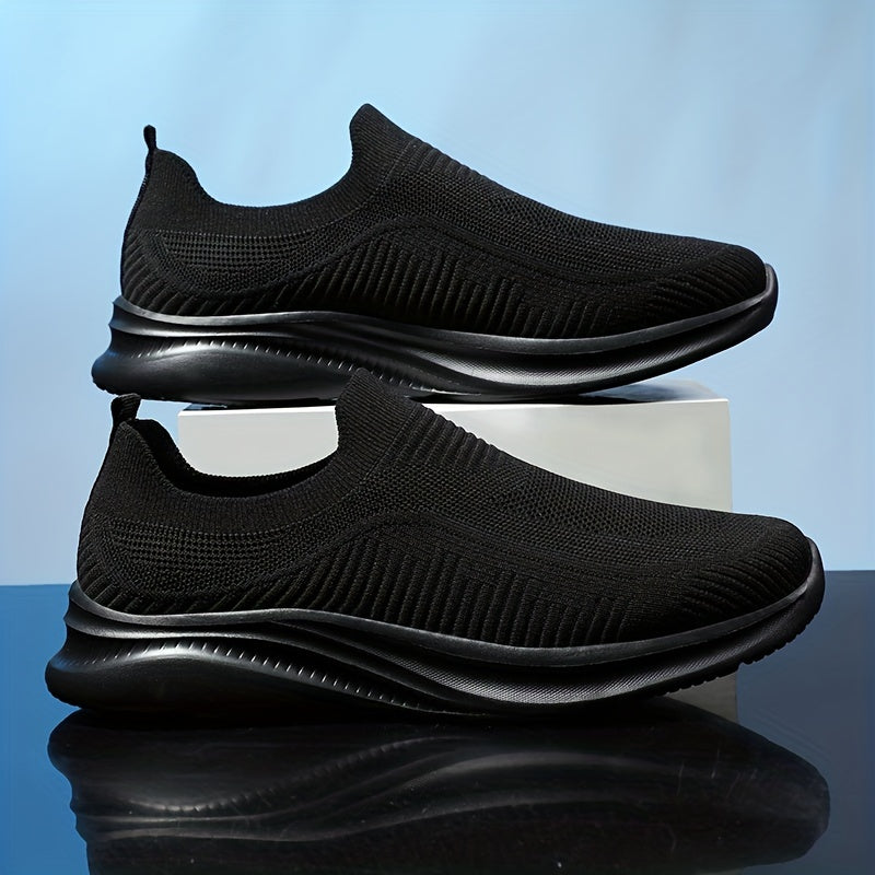 Men's Slip-On Loafers Lightweight Breathable Walking Shoes