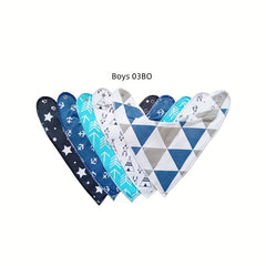 5pcs Soft Baby Feeding Bibs for Kids Teens & Adults