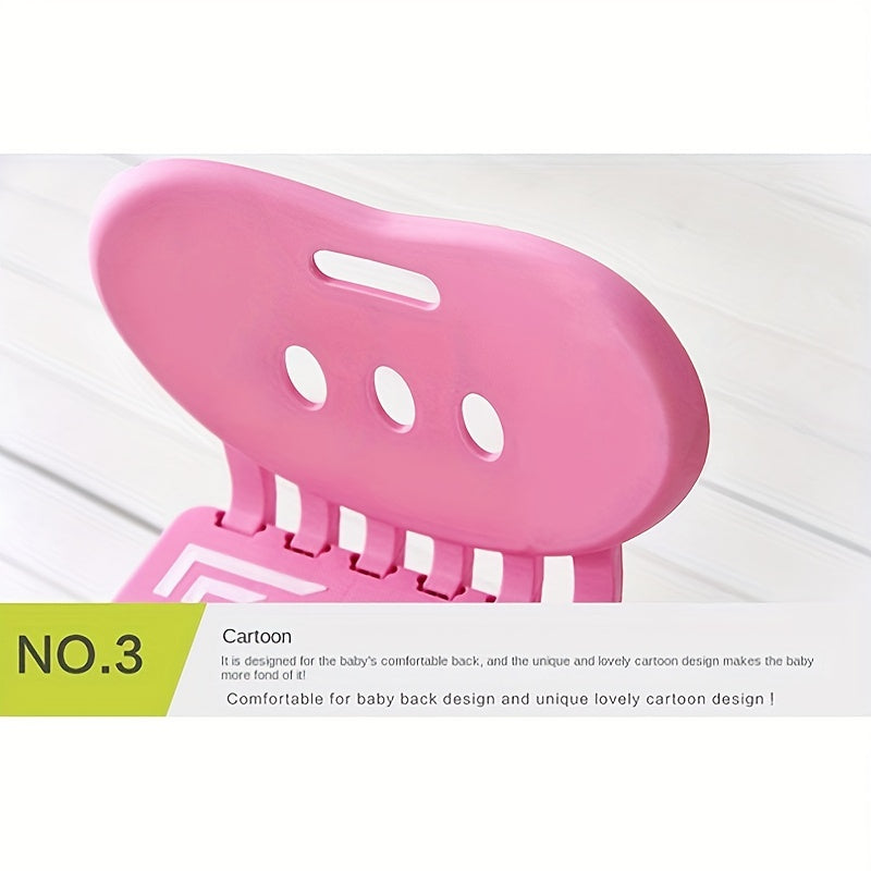 Thickened Folding Stool Backrest Portable Small Stool For Outdoor Activities