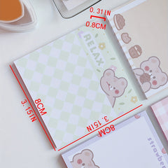 50pcs Animal Notepad for Office Home and DIY Projects