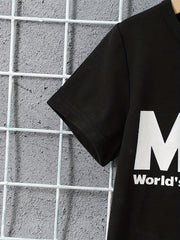 Boys Mom World's Best Mother T-shirt & Shorts Set