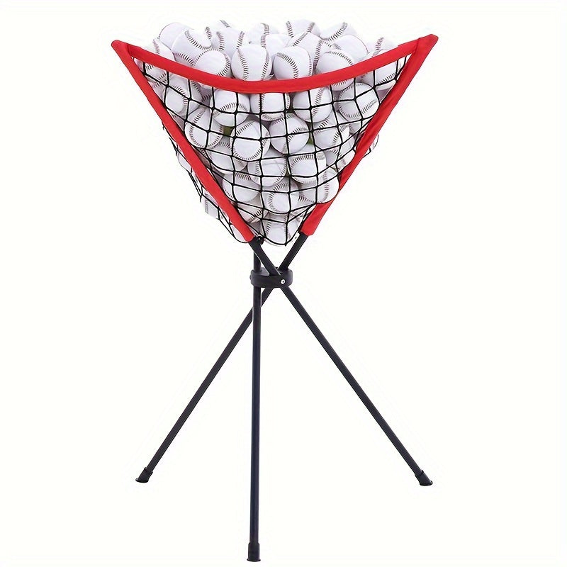 Ball Basket For Tennis Baseball Ball Rack Softball Tennis Ball Pocket Net Bag