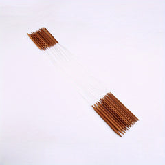 18pcs Circular Carbonized Bamboo Knitting Needles